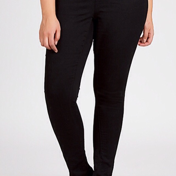 size 18 black skinny jeans
